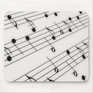 Mousepad Notas da música