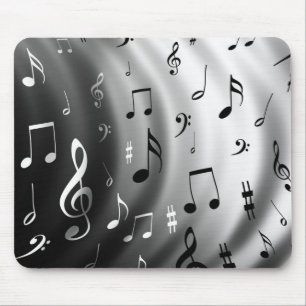 Mousepad Notas da música