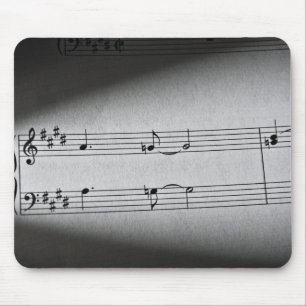 Mousepad Notas da música
