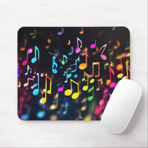 Mousepad Notas de música dançante