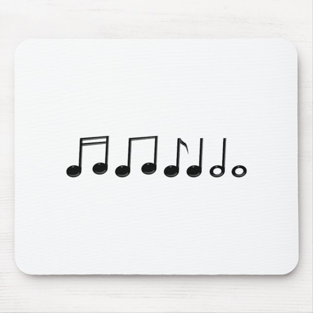 Mousepad Notas Musicais (Frente)
