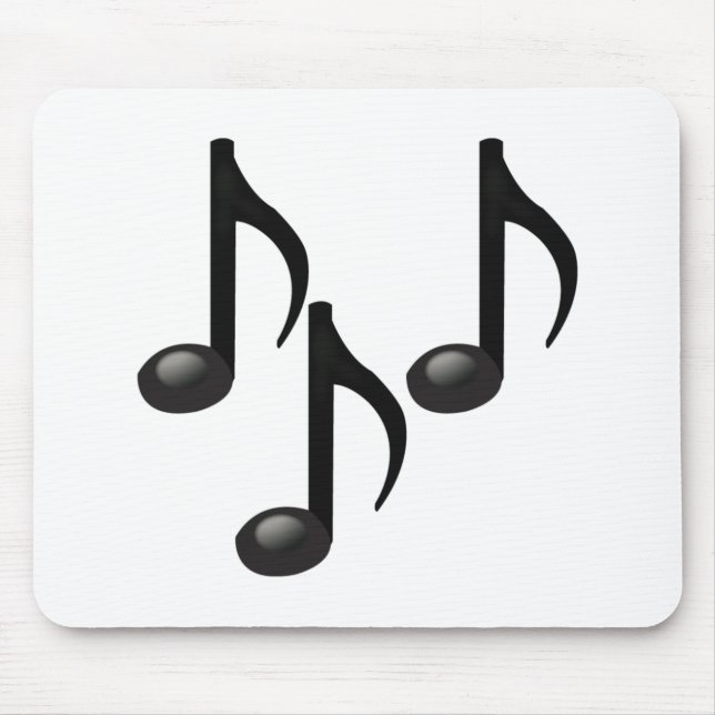 Mousepad Notas Musicais - Emoji (Frente)