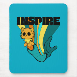 Mousepad Notebook Cat Mermaid ASL Inspire Spiral