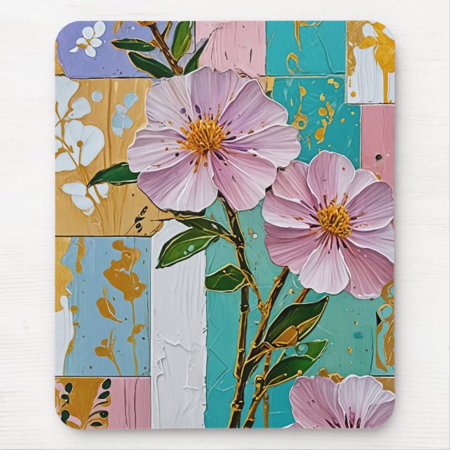 Mousepad Notebook Floral Delight (Frente)