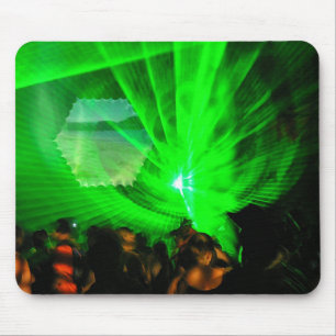 Mousepad Noturno de Lasers Verdes
