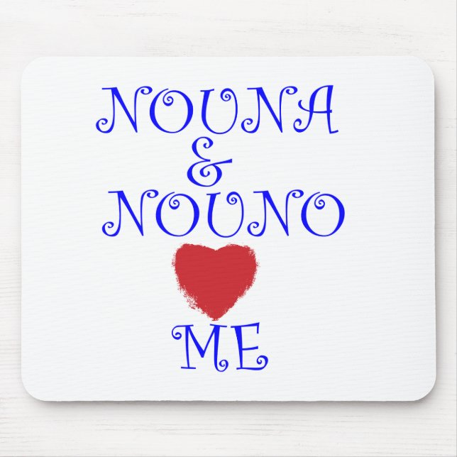 MOUSEPAD NOUNA E NOUNO AMAM-ME (Frente)