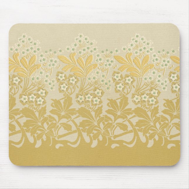 Mousepad Nouveau da arte floral (Frente)