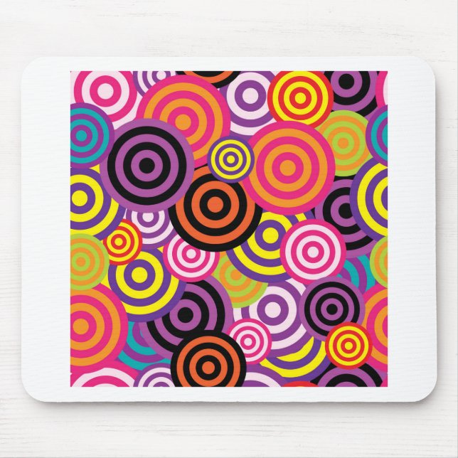 Mousepad Nova Abstrato de Círculo (Frente)