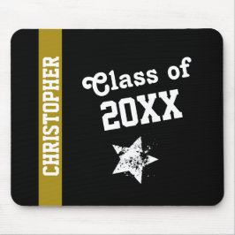 Mousepad NOVA Classe de FORMANDO de Faixa Dourada QUALQUER 