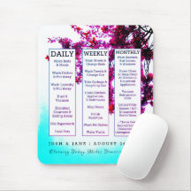 Nova Data de Casamento da Programação de Limpeza d