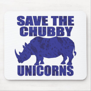 Mousepad NOVA-Distante-Chubby-Unicórnios