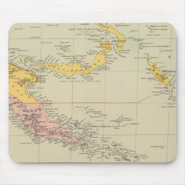 Mousepad Nova Guiné e Ilhas Salomão (Frente)