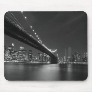 Mousepad Nova Iorque Branco preto - Skyline
