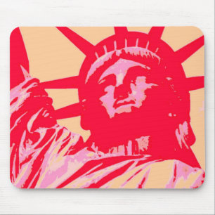 Mousepad Nova Iorque da senhora Liberdade do pop art