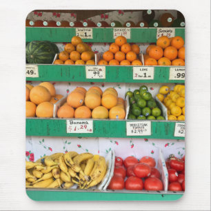 Mousepad Nova Iorque de Grocery Sidewalk Stand Fruta da  NY