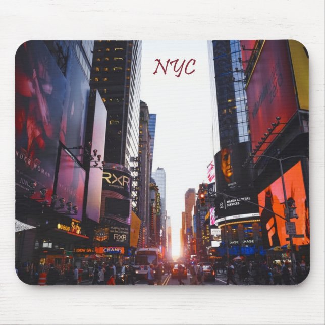 Mousepad Nova Iorque do Quadrado NYC Times (Frente)