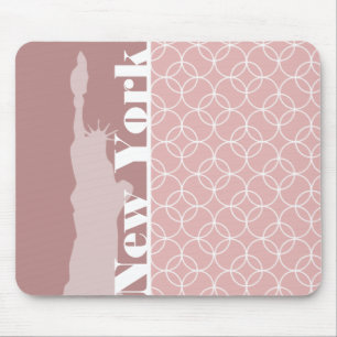 Mousepad Nova Iorque, Estátua da Liberdade Círculos Mauvico