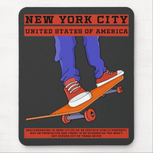 Mousepad Nova Iorque, EUA Legal skate