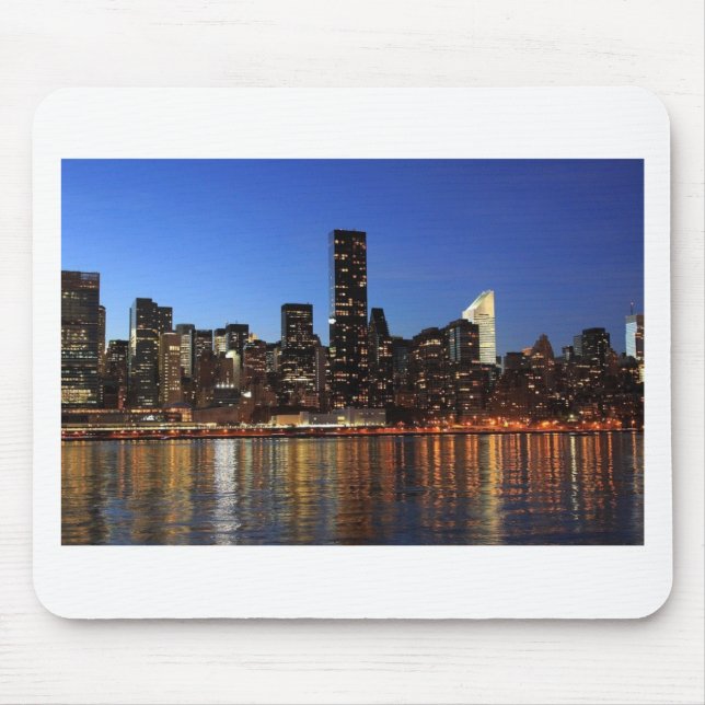 Mousepad Nova Iorque Skyline à Noite (Frente)