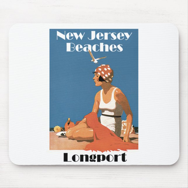 Mousepad Nova Jersey Beaches ~ Longport (Frente)