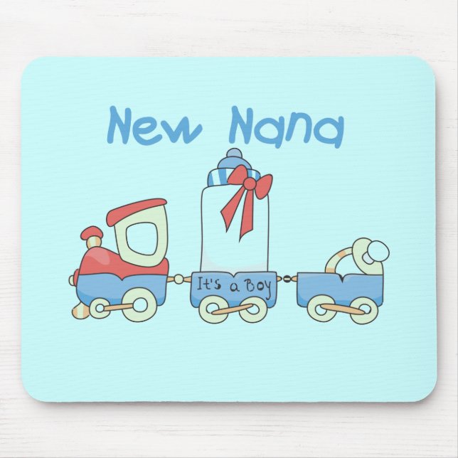 Mousepad Nova Nana - Camisetas de trem e presentes (Frente)