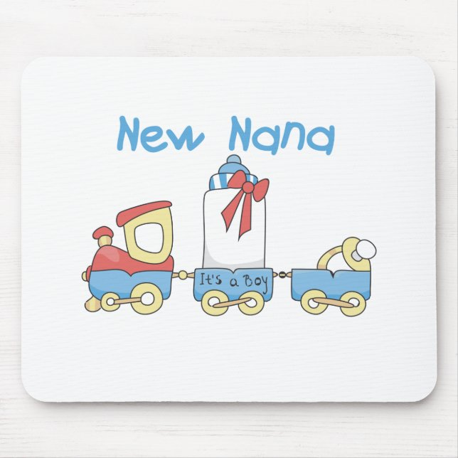 Mousepad Nova Nana - Camisetas de trem e presentes (Frente)