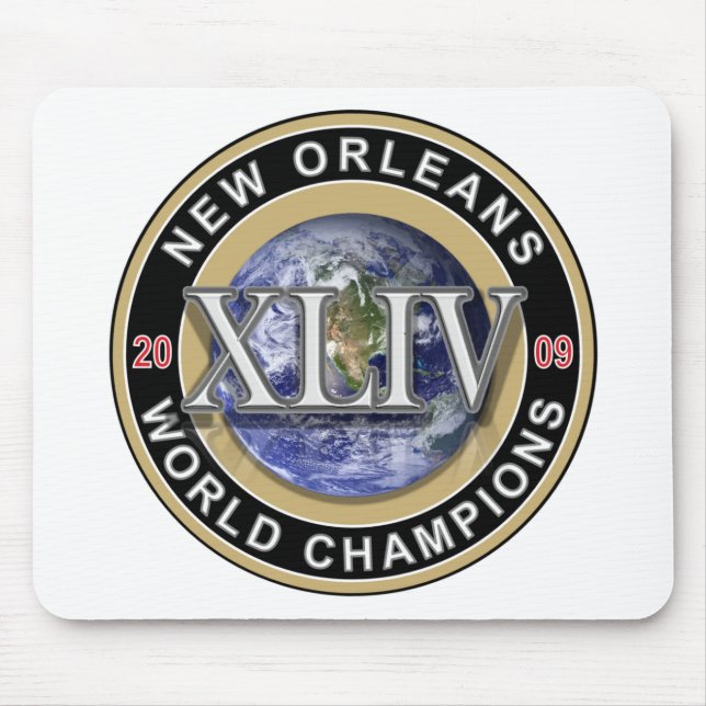 Mousepad NOVA ORLEANS - campeões mundiais 2009 (Frente)