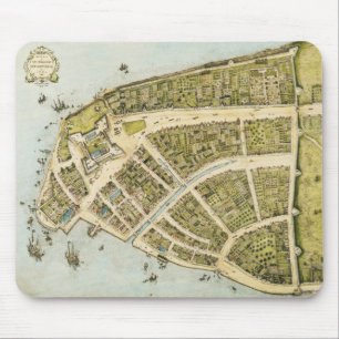 Mousepad Nova redacção do plano New Amsterdam de Castello