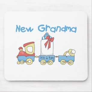 Mousepad Nova vovó de Camisetas e presentes de trem