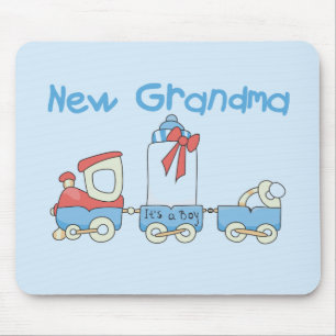 Mousepad Nova vovó de Camisetas e presentes de trem