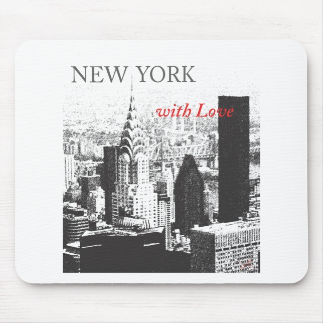 Mousepad Nova York com amor (Frente)