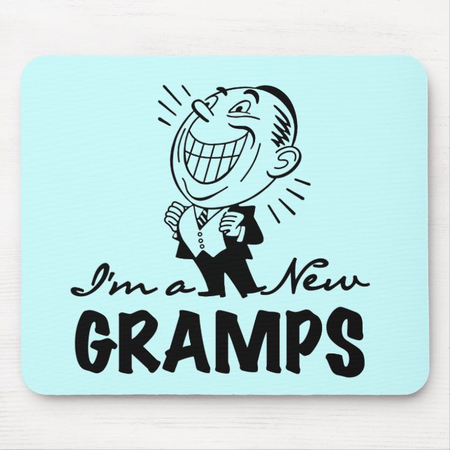 Mousepad Novas camisas e presentes sorridentes (Frente)