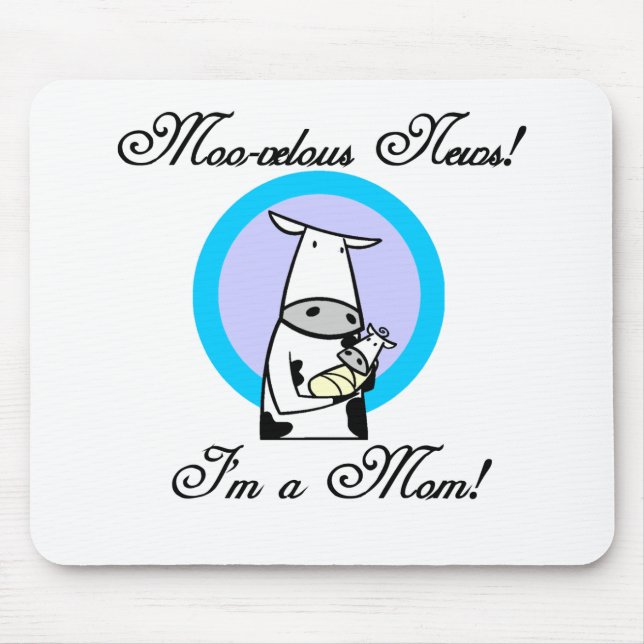 Mousepad Novas Camisetas e presentes da mãe (Frente)