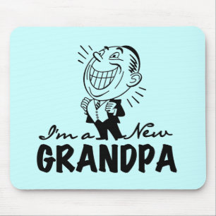 Mousepad Novas camisetas e presentes de avô sorridentes