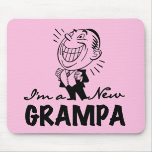 Mousepad Novas camisetas e presentes de vovô sorridentes
