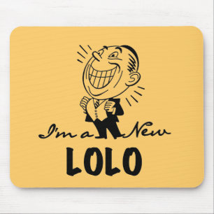Mousepad Novas camisetas e presentes do Lolo sorridentes