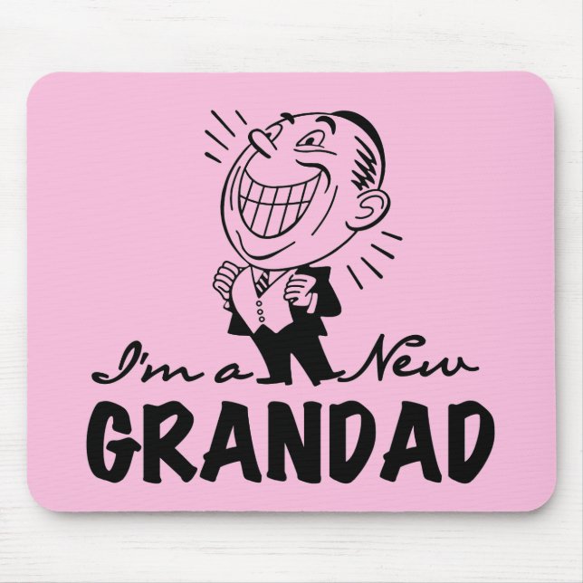 Mousepad Novas camisetas e presentes sorridentes (Frente)