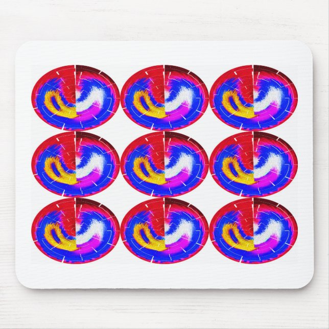 Mousepad Nove discos voadores (Frente)