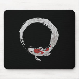 Mousepad Noveldade de Pesca Koi Carp Japonesa Vintage