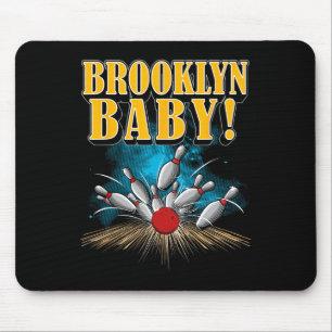 Mousepad Novelty, 10 Pinos Brooklyn Baby Engraçado Bowler E