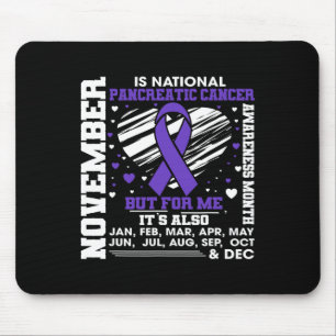 Mousepad Novembro É Conhecimento Nacional Do Câncer de pânc