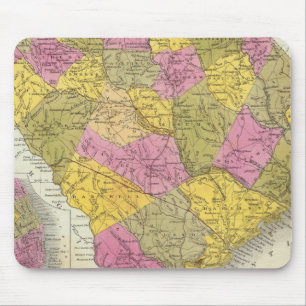 Mousepad Novo Mapa Da Carolina Do Sul