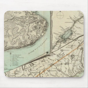 Mousepad Novo Mapa da Província de Quebec