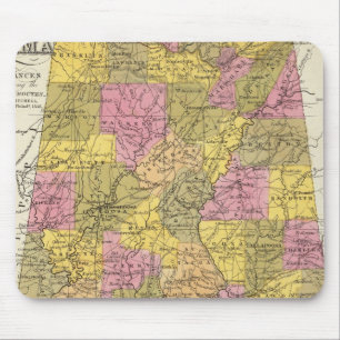 Mousepad Novo Mapa Do Alabama