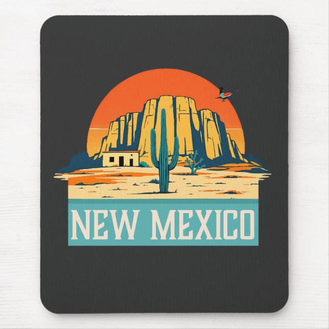Mousepad Novo México Estados Unidos da América (Frente)