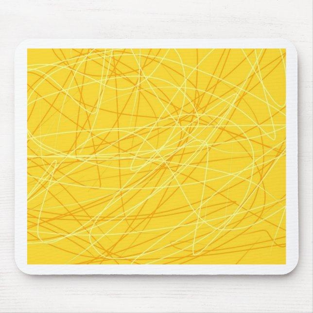 Mousepad Novo padrão amarelo canário tendência para acessór (Frente)