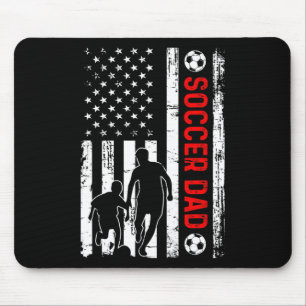 Mousepad Novo Pai Em Breve Será Papai de Futebol Retro Amer