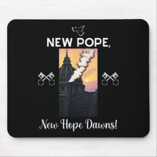Mousepad Novo Papa Design _ Fé Cristã Vaticano Católica