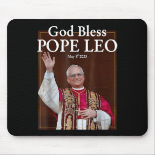 Mousepad Novo Papa Deus abençoe 2025 Leo 8 de maio de 2025 