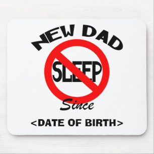 Mousepad Novo papai personalizado nenhum presente do sono